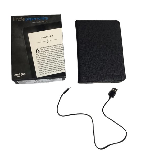 Leather Case Protector for Amazon Kindle Paperwhite eReader - Fintie Folio Case